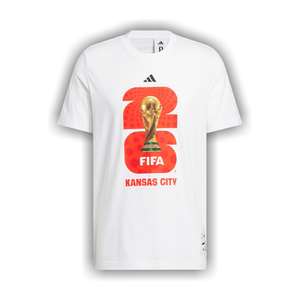 Adidas FIFA World Cup 26 Host City Kansas City Graphic T-Shirt 'White'