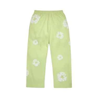 Denim Tears Cotton Wreath Baggy Sweatpants 'Mint'
