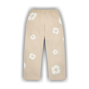 Denim Tears Cotton Wreath Baggy Sweatpants 'Cream'