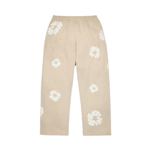 Denim Tears Cotton Wreath Baggy Sweatpants 'Cream'