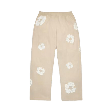 Denim Tears Cotton Wreath Baggy Sweatpants 'Cream'