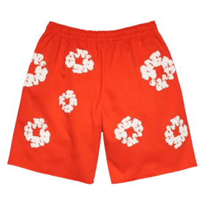 Denim Tears Cotton Wreath Sweatshorts 'Dark Orange'