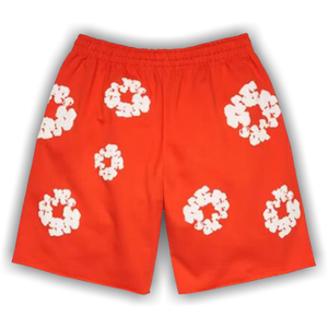 Denim Tears Cotton Wreath Sweatshorts 'Dark Orange'