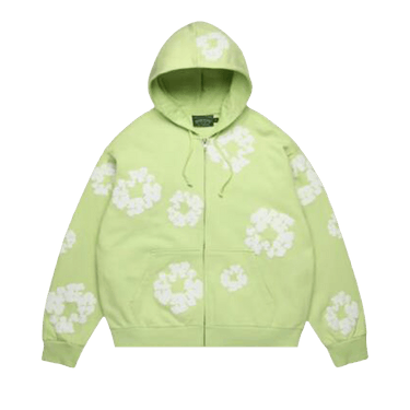 Denim Tears Cotton Wreath Zip Hoodie 'Mint'