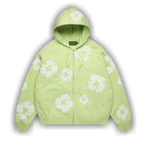 Denim Tears Cotton Wreath Zip Hoodie 'Mint'