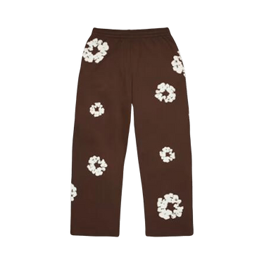 Denim Tears Cotton Wreath Baggy Sweatpants 'Dark Brown'
