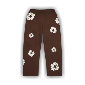 Denim Tears Cotton Wreath Baggy Sweatpants 'Dark Brown'