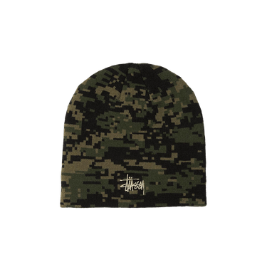 Stussy Basic Skullcap Beanie 'Digi Camo Green'