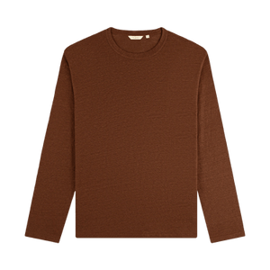 Aimé Leon Dore Long-Sleeve Linen Tee 'Rocky Road'