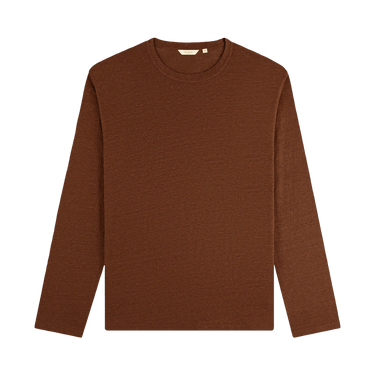 Aimé Leon Dore Long-Sleeve Linen Tee 'Rocky Road'