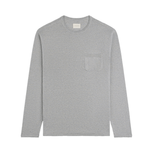 Aimé Leon Dore Long-Sleeve Knit Pocket Tee 'Skywriting'