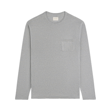 Aimé Leon Dore Long-Sleeve Knit Pocket Tee 'Skywriting'