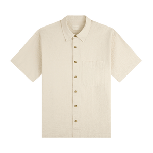 Aimé Leon Dore Short-Sleeve Seersucker Shirt 'Pristine'