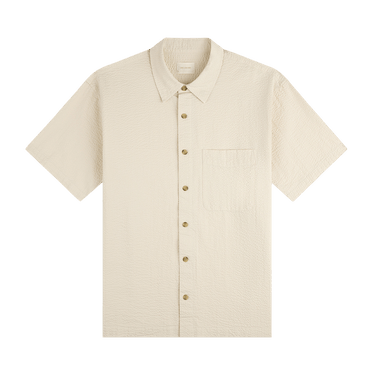 Aimé Leon Dore Short-Sleeve Seersucker Shirt 'Pristine'