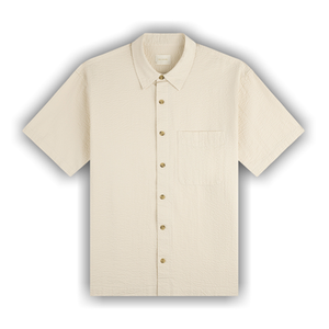 Aimé Leon Dore Short-Sleeve Seersucker Shirt 'Pristine'