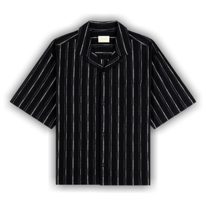 Aimé Leon Dore Cropped Jacquard Camp Shirt 'Jet Set Multi'