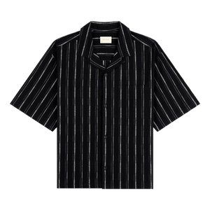 Aimé Leon Dore Cropped Jacquard Camp Shirt 'Jet Set Multi'