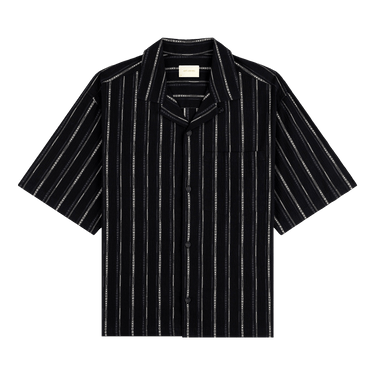 Aimé Leon Dore Cropped Jacquard Camp Shirt 'Jet Set Multi'