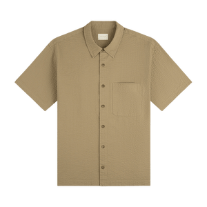 Aimé Leon Dore Short-Sleeve Seersucker Shirt 'Kelp'