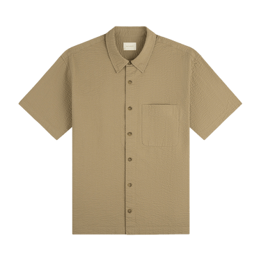 Aimé Leon Dore Short-Sleeve Seersucker Shirt 'Kelp'