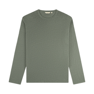 Aimé Leon Dore Long-Sleeve Linen Tee 'Agave Green'