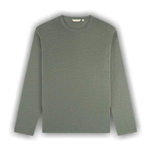 Aimé Leon Dore Long-Sleeve Linen Tee 'Agave Green'