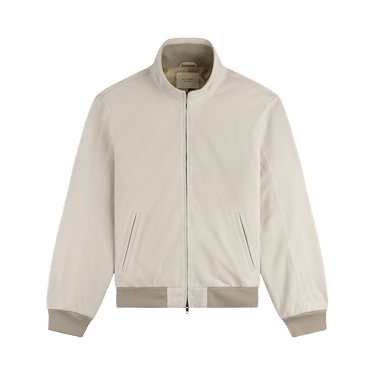 Aimé Leon Dore Suede Track Jacket 'Silver Birch'