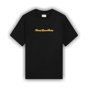 Aimé Leon Dore Puff Print Slub Logo Tee 'Jet Set'