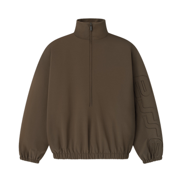 Fear of God Essentials Active Trace Half Zip Track Jacket 'Brown'