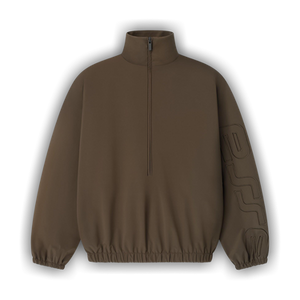 Fear of God Essentials Active Trace Half Zip Track Jacket 'Brown'