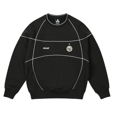 Palace Pro Team Piped Crew 'Black'
