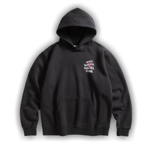Anti Social Social Club Cancelled Hand Painted Hoodie 'Black'