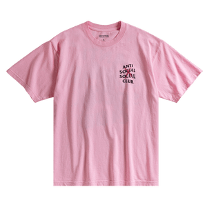 Anti Social Social Club Cancelled Hand Painted Tee 'Pink'