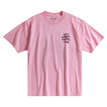 Anti Social Social Club Cancelled Hand Painted Tee 'Pink'