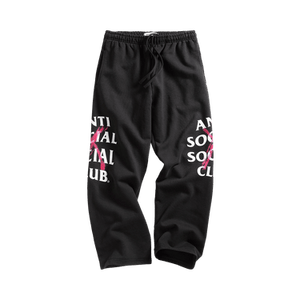 Anti Social Social Club Cancelled Hand Painted Sweatpants 'Black'