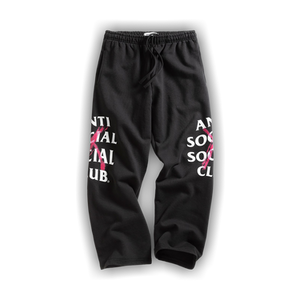 Anti Social Social Club Cancelled Hand Painted Sweatpants 'Black'
