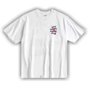 Anti Social Social Club Cancelled Hand Painted Tee 'White'