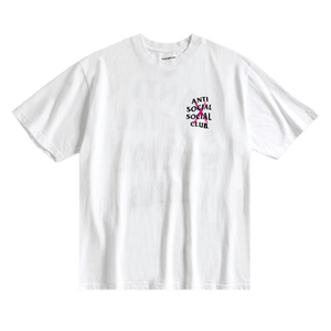 Anti Social Social Club Cancelled Hand Painted Tee 'White'