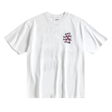 Anti Social Social Club Cancelled Hand Painted Tee 'White'