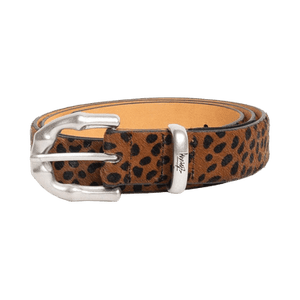 Stussy Bamboo Buckle Belt 'Hairy Leopard Pattern'