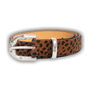Stussy Bamboo Buckle Belt 'Hairy Leopard Pattern'