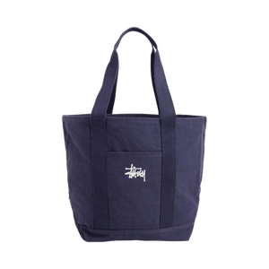 Stussy Canvas Market Tote Bag 'Navy'
