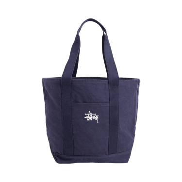 Stussy Canvas Market Tote Bag 'Navy'