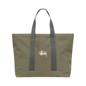 Stussy Canvas Extra Large Tote Bag 'Green'