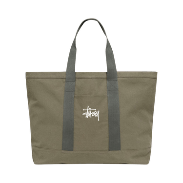 Stussy Canvas Extra Large Tote Bag 'Green'