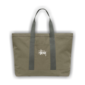 Stussy Canvas Extra Large Tote Bag 'Green'
