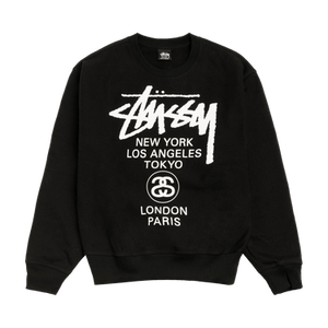 Stussy World Tour Crew 'Black'