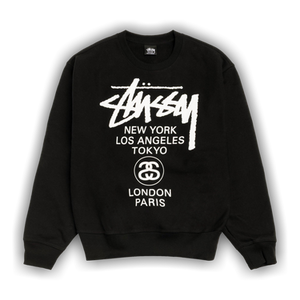 Stussy World Tour Crew 'Black'