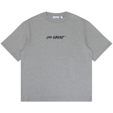 Off-White Chalk Arrow Fit Tee 'Heather Grey'