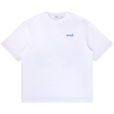 Off-White Paint Splatter Arrow Diag Fit Tee 'White'